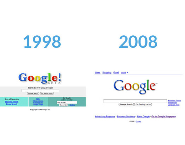 Des sites Web qui existent depuis presque 20 ans...